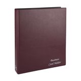 2K Biala Mekanizmalı 10 Sıralı 240 Kart Kapasiteli Indeksli Kartvizitlik 26,5 x 32 cm Bordo