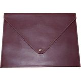 2K Bordo Renkli A4 Suni Deri Çıtçıtlı Dosya 25,5 x 33,5 cm 1 Adet Kaliteli Ürün