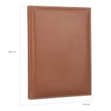 2K DERİ KAPAK DEFTER AJANDA TARİHSİZ KARELİ 14X20 CM