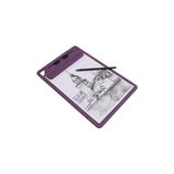 2K Kapaksız Sekreterlik Mıknatıslı Sanatsal Çizim A4 Rainbow Art Clip Board Vegan 23,5X35,5 cm. Lila/Mor - Kapaksız/Mıknatıslı