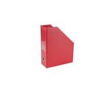 2K Kırmızı 23x30x9 cm Suni Deri Masa Üstü Magazinlik
