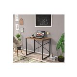 2K Mobilya Beyaz Mira Metal Çalışma Masası Bilgisayar Laptop Masası Atlantikçam-Siyah 90 Cm 60 Cm Suntalam Mod