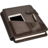 2K Organizer Ajanda Tarihli Çizgili 20 x 26 cm - Kahve