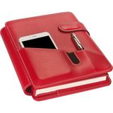 2K Organizer Ajanda Tarihli Çizgili 20 x 26 cm - Kırmızı