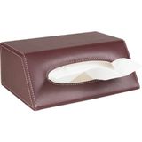2K Peçetelik,çek Al El ve Yüz Havlusu Kutu Mendil,kağıt Mendil Muhafaza Kutusu,vegan Deri,9*22*18 Cm. Bordo - 80'li Çek Al Kutu Mendilleri ile Uyumlu