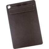 2K Premium Tasarım Kapaksız Deri Sekreterlik Okul Ev Ofis Hediyelik Mıknatıslı Sanatsal Çizim A4 Rainbow Vegan Art Clip Board 23,5x35,5 cm. Kahverengi - Kapaksız/Mıknatıslı