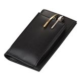 2K S.DERİ KALEMLİKLİ NOTLUKLU CÜZDAN ASKER/POLİS CÜZDANI KLM-2 SİYAH 10X15,5 CM