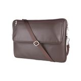 2K S.Deri Laptop Çantası,Tablet Çantası,13.3'' inç,Vegan,Omuz ve Valiz Askılı,Aksesuar ve Evrak Cepli,24 * 34 * 2 cm.,Kahverengi