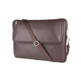 2K S.Deri Laptop Çantası,Tablet Çantası,13.3'' inç,Vegan,Omuz ve Valiz Askılı,Aksesuar ve Evrak Cepli,24*34*2 cm.,Kahver