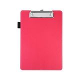 2K Sekreterlik,A5 Küçük Boy,Kapaksız,A5 Clipboard Vegan Suni Deri,17,5x24,5 cm.,Fuşya/Pembe