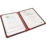 2K Suni Deri Diploma ve Sertifika Kabı 23 x 32 cm Kırmızı LÜTFEN DİKKAT SADECE A4 EBAT DİPLOMALAR İÇİN UYGUNDUR !!!
