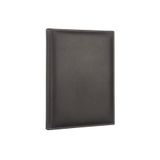 2K Suni Deri Kapaklı Defter Ajanda Tarihsiz Düz,çizgisiz 20x28 Cm.,siyah