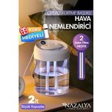 2L Işıklı Ultrasonik Hava Nemlendirici, Dijital Kontrol, Tip-C Girişli