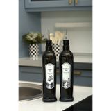 2'li 750 ml Yağdanlık Sosluk Sirkelik Zeytinyağı Şişesi Sağlıklı Koyu Cam Damlatmaz Kapak
