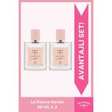 2'li Aqua Di Polo 1987 La Rocca Sense Edp 50 ml Çiçeksi, Oryantal Ikili Kadın Parfüm Seti Stcc010501
