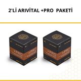2'Li Arıvital +Pro (Bal, Polen, Arı Sütü, Propolis) Paketi