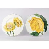 2Li Art Of Botanical Sarı Tatlı Tabağı 21 Cm