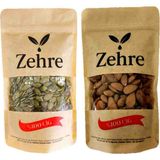 2'li Avantaj Paketi - Çiğ Badem Içi 250 gr + Çiğ Kabak Çekirdeği 250 gr - 500 gr