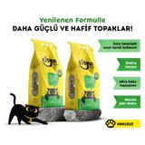 2’Li Avantaj Paketi Hassas Kediler İçin Tozsuz,Topaklanan, Kokusuz Bentonit Kedi Kumu 2X5lt