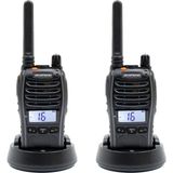 2'li Baofeng E88 Ekranlı PMR446 El Telsizi Yeni Tasarım Type-C Şarjlı | Kulaklık Hediyeli Set - İkili Paket