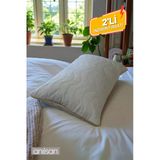 2'li Biyeli Kapitone Deluxe Pamuklu Fermuarlı Yastık Koruyucu Kılıf 50x70 cm