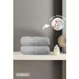 2'Li Boncuk Beyaz El Havlusu - 50X90 Cm, 225 Gr, %100 Pamuk, Spa Ve Otel Havlusu, Günlük Kullanıma Uygun