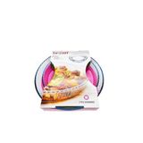 2’li Borcam Fırın kabı tepsisi yuvarlak petek desenli 32x32 cm ve 25x25 cm 1720 cc ve 2950 cc