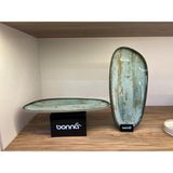 2’li büyük tabak / servis / sunum / meze tabağı 36 cm Bonna Madera Mint Vago platter