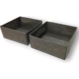 2'li Çekmece Içi Düzenleyici Organizer Set - Çok Amaçlı Dolap Içi Kutu Seti (28 * 28 * 13CM)