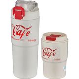 2'li Çelik Termos-Kahve Bardağı Seti 750ML Çift Kullanım TERMOS//450ML Mug Kahve Bardağı - 100 ml