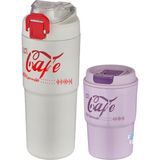 2'li Çelik Termos-Kahve Bardağı Seti 750ML Çift Kullanım TERMOS//450ML Mug Kahve Bardağı