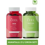 2'li Cilt ve Matcha Vegan Gummy Çiğnenebilir Vitamin - Aromalı