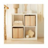 2'li Çocuk Odası Jüt Kumaş Sepet Set 30 x 30 x 30 cm - -50 C