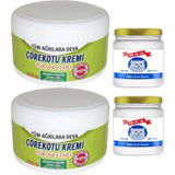 2li Çörek Otu Kremi Büyük Xlboy 200 ml Green + 2li 50 ml Snow Kitten Krem / Diz Dirsek Iskelet Sırt Bel Kas Agrilarina Masaj Seti - 2ye2
