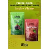 2’li Dondurularak Kurutulmuş Kuru Meyve - Sağlıklı Atıştırmalık - Incir ve Vişne Kurusu Freeze Dried - 40 gr