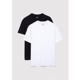 2li Erkek Basic Tişört Loose Fit/Bol Rahat Kesim 0612317-900 Siyah-900 S