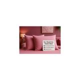 2'li Fermuarlı Sıvı Geçirmez Yastık Alezi Yastık Koruyucu - 50 x 70 cm - Pembe