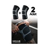 2'li Fitness Spor Dizlik Unisex Knee Sleeve Spor Antrenman Destek Koşu Gym Ortopedik Dizlik