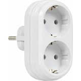 2'li Golyat Fiş, Ikili Topraklı Duvar Tipi Priz Çoklayıcı Fiş, 16A 250 Volt, Max 3600 Watt (B