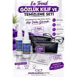 2Li Gözlük Kılıfı, Silme Bezi Ve Temizleme Seti