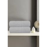 2'Li Greek Gri El Havlusu - 50X90 Cm, 225 Gr, %100 Pamuk, Spa Ve Otel Havlusu