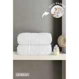 2'Li Hotel Logo Banyo Havlusu - 70X140 Cm, 490 Gr, %100 Pamuk, Spa Ve Otel Havlusu