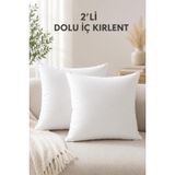 2'li İç Kırlent Silikon Elyaf Dolgulu Koltuk Kırlenti İç Yastık Dolgusu Kırlent İçi