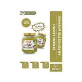 2'li Kahvaltılık Sürülebilir Doğal Katkısız 320GR Özel Üretim Antep Fıstığı Kreması Dubai Çikolatası