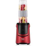 2'li Kişisel Blender, 600W Güç, Kırmızı Renk, Smoothie ve Öğütücü Fonksiyonlu - Altın - Turkuaz