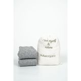 2'li Kışlık Unisex Organik Koyun Yünü Soket Çorap - 36 - 40 - Gri