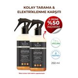 2'li Kolay Tarama Elektriklenme Karşıtı Kolajen ve Kerantinli Vegan Saç Bakım Spreyi 2 Adet x 250ml