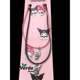 2'li Kuromi ve Melody Best Friends Kolye Çift Kolyesi, Anneler Günü Hediyesi, Anneler Günü - Çok Renkli
