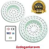 2'li Küvet Lavabo Banyo Tıkacı Süzgeci Gider Tıkacı Tıkaç - Beyaz