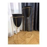 2'li Metal Ayaklı Saksı Çiçeklik -s100